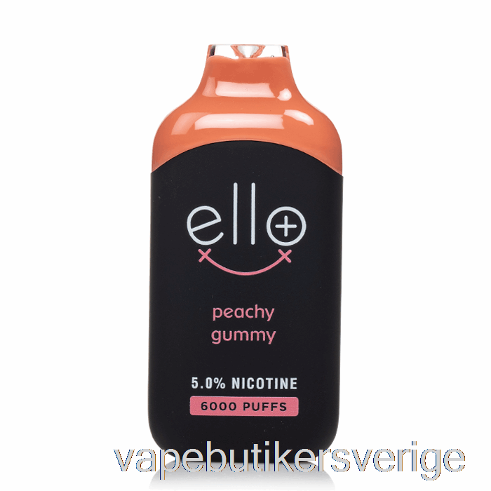 Vape Sverige Blvk Ello Plus 6000 Engångs Peachy Gummy Ice